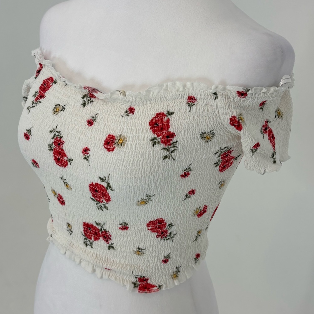 PacSun Lottie Moss Off Shoulder Crop Top